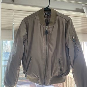 Army green bomber jacket